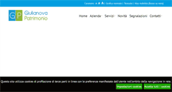 Desktop Screenshot of giulianovapatrimonio.it