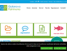 Tablet Screenshot of giulianovapatrimonio.it